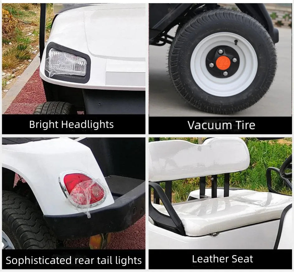 The Best Street Legal Choice 2 4 Passenger Classic Fuel Off-Road Golf Cart Battery Powered Big Wheel Golf Cart