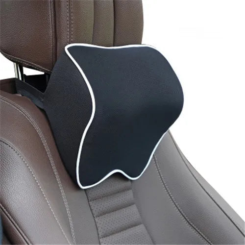 Car Neck Headrest Pillow Car Accessories Cushion Seat Neck Rest Memory Cotton