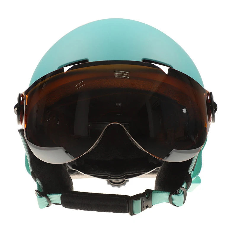 MOON Goggles Skiing Helmet Integrally-Molded PC+EPS High-Quality Ski Helmet Outdoor Adult Sport Ski Snowboard Skateboard Helmets