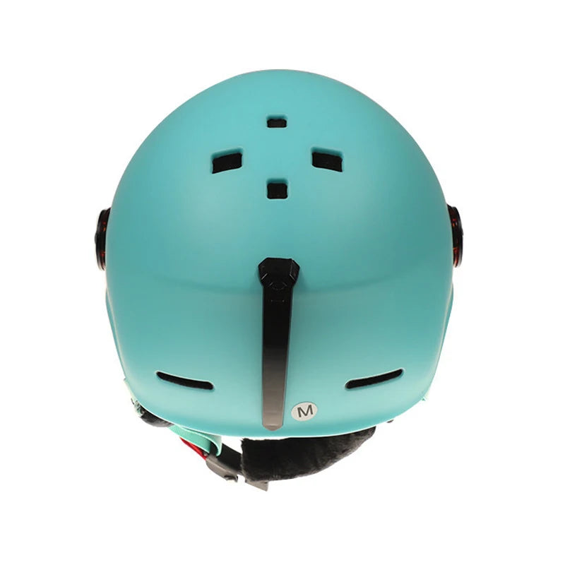MOON Skiing Helmet Integrally-Molded PC+EPS High-Quality Ski Helmet Goggles Outdoor Sports Ski Snowboard Skateboard Helmets Mens
