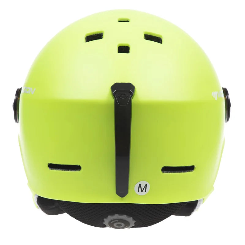 MOON Goggles Skiing Helmet Integrally-Molded PC+EPS High-Quality Ski Helmet Outdoor Adult Sport Ski Snowboard Skateboard Helmets