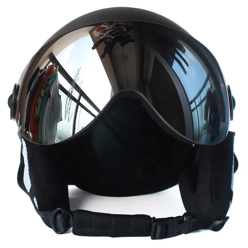 MOON Goggles Skiing Helmet Integrally-Molded PC+EPS High-Quality Ski Helmet Outdoor Adult Sport Ski Snowboard Skateboard Helmets