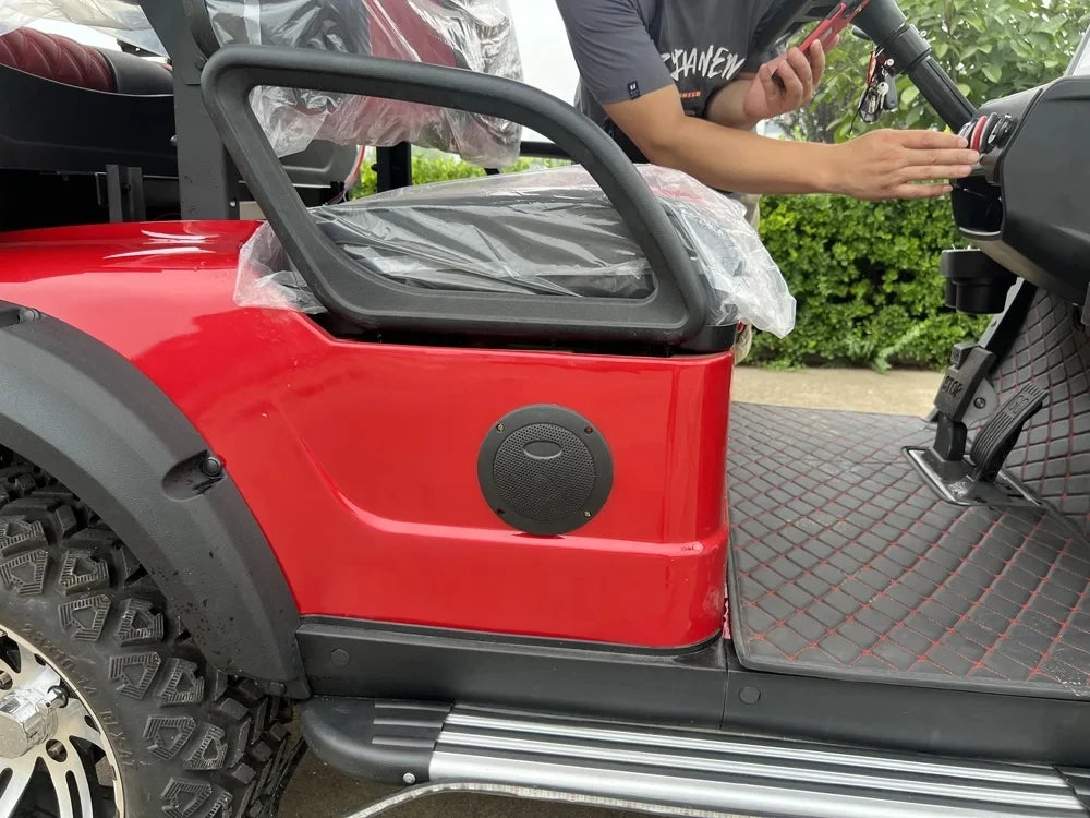 72v Electric Golf Cart 4+2 6 Seater 7.5kw Lithium Golf Off Road Buggy Garden Villa Hunting Golf Cart