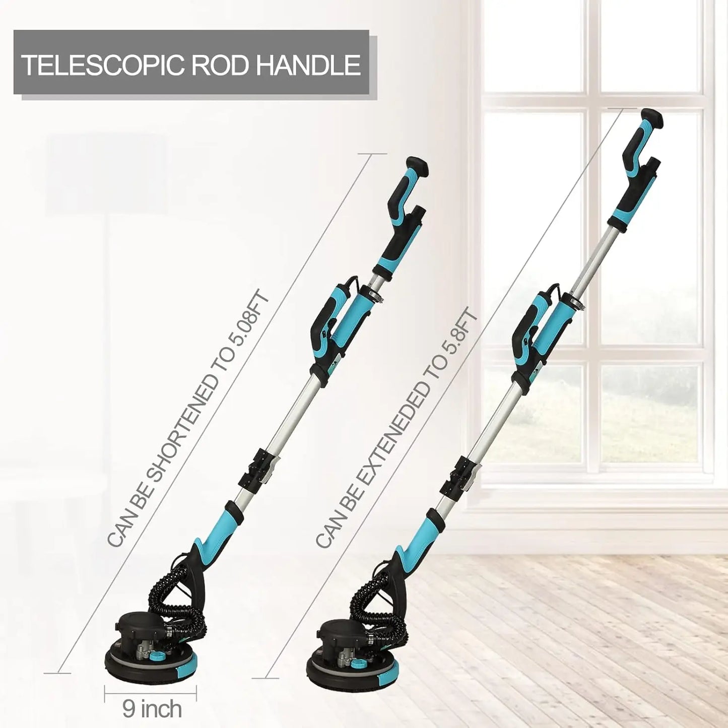 Sander 750W 6.5A Popcorn Ceiling Removal Tool Machine 7 Variable Speed