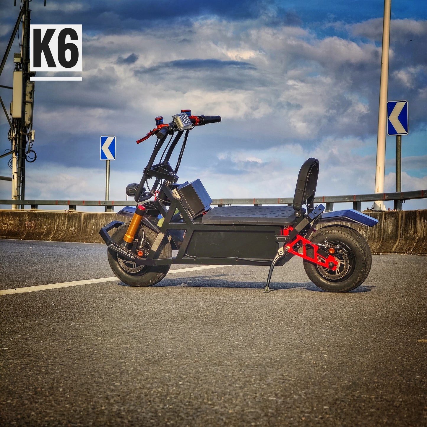 BEGODE Extreme Bull K6 Electric Motorcycle 13 Inch Tire 2900wh Electric Scooter 3500W*2 Dual Motor Speed 115KM/H Voltage 134V