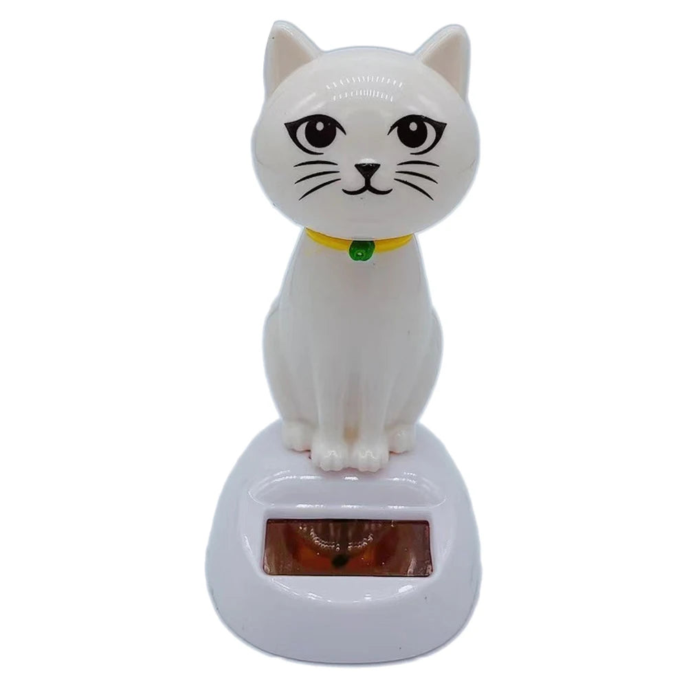 Cute Car Interior Solar Dancing Toy Solar Powered Swinging Animals