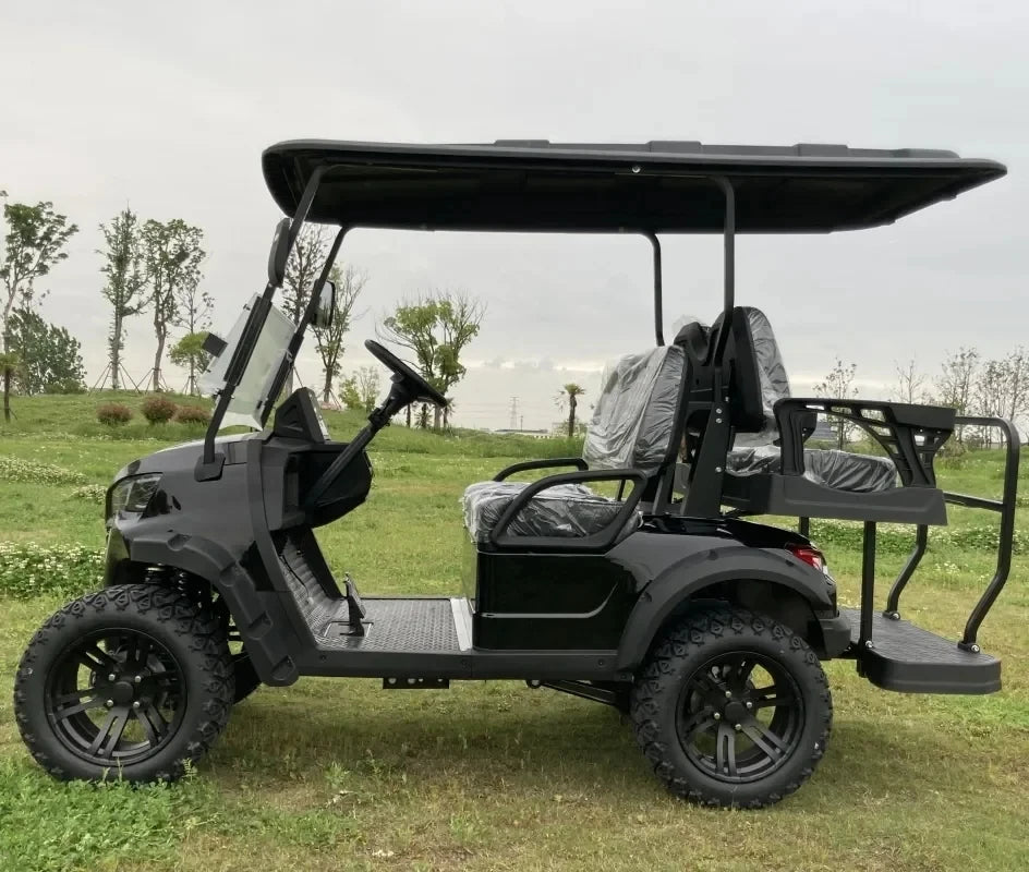 72v Electric Golf Cart 4+2 6 Seater 7.5kw Lithium Golf Off Road Buggy Garden Villa Hunting Golf Cart