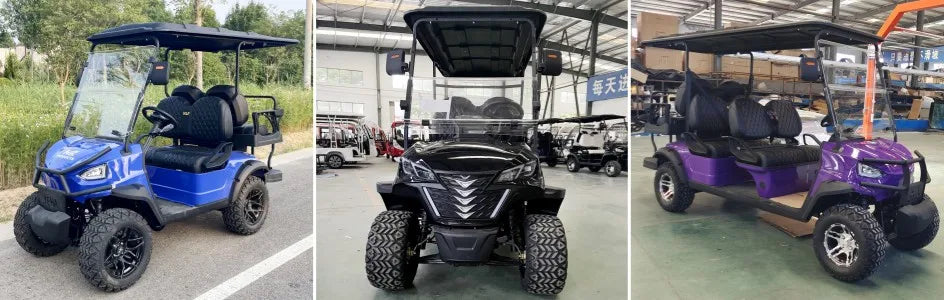 2025 Powerful 4 Wheel Club Car 5000W Motor Golf Buggy Cart Rapid Delivery Electric Car Street Legal