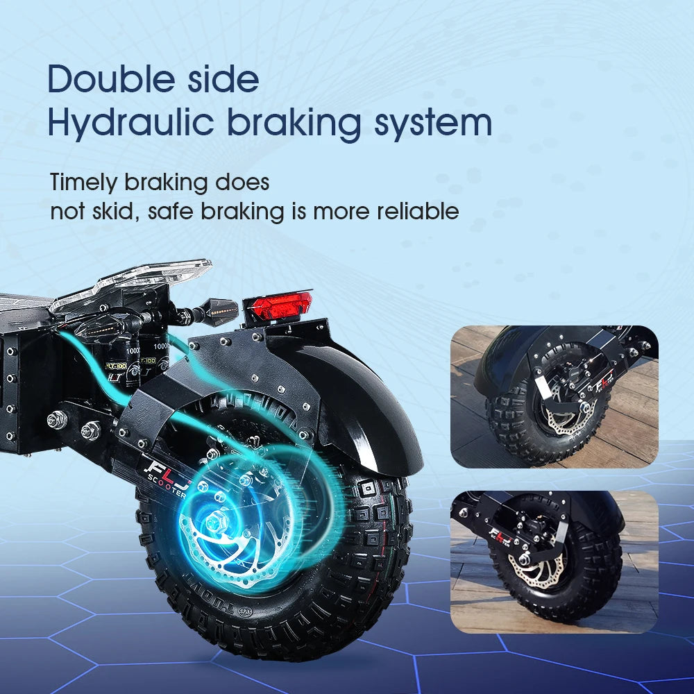 FLJ X14 10000W 14inch Off Road Electric Scooter