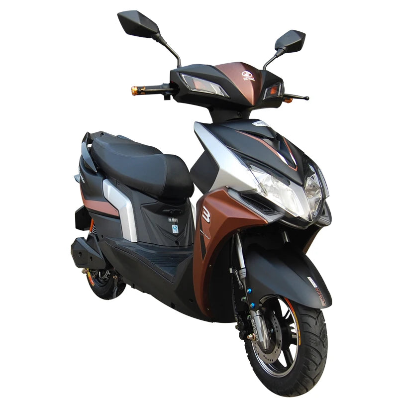 Indian Market Disc Brake 1000W Electric Scooters For Adults Electric Motorcycles Two Wheel Electric Scooter With Seat