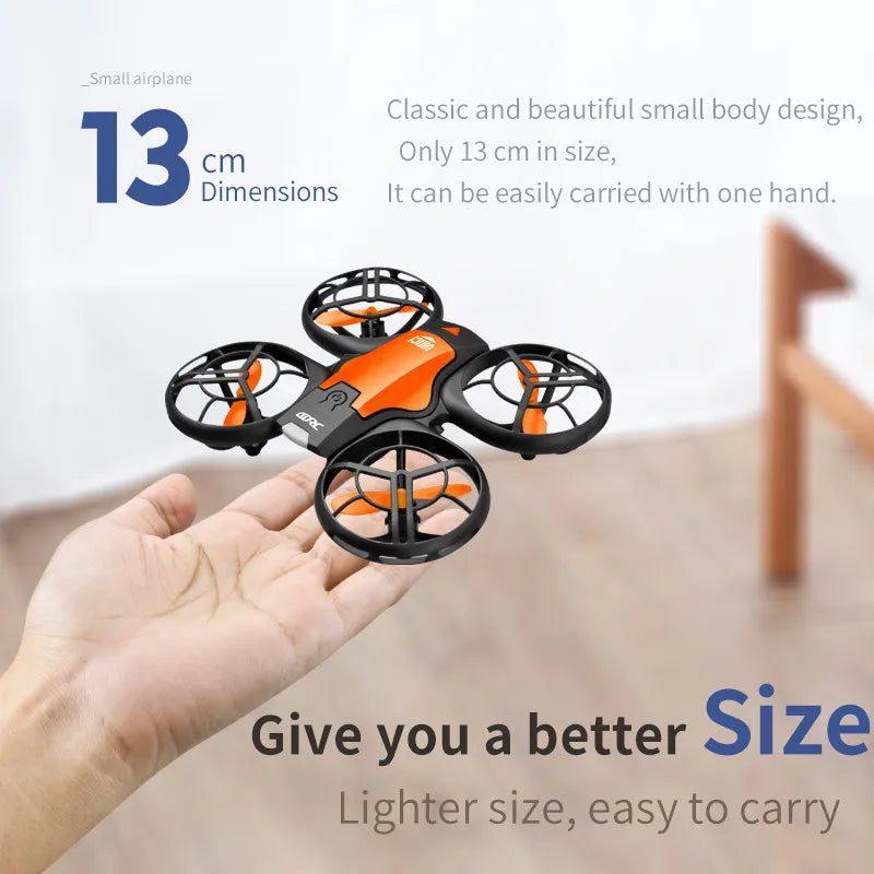 V8 New Mini Drone HD 1080P Wide Angle Camera WiFi FPV Helicopter Kids Toys 4DRC