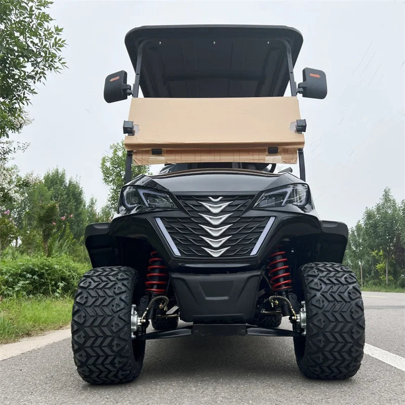 Hot Selling 4 Wheel Adult Golf Buggy Car Lithium Battery Powered Off Road Tire Street Legal 2 4 6 Passenger Electric Golf Cart
