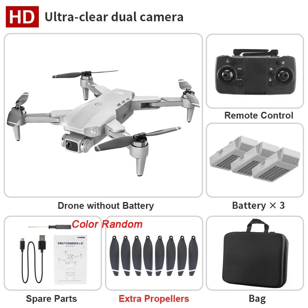 L900 Pro 4K Professional 5G GPS HD Dual Camera Photography Brushless Foldable Quadcopter