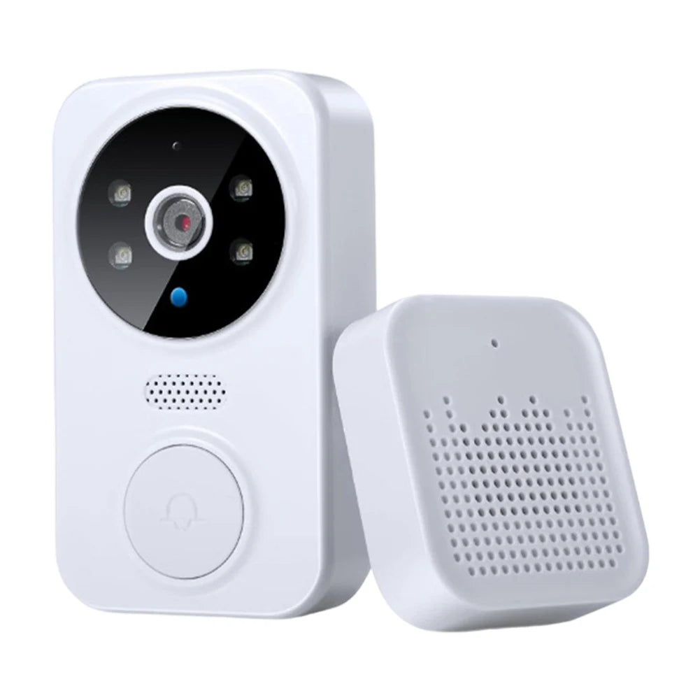 WiFi Smart Video Doorbell Camera Night Vision Wireless Visual Intercom Doorbell Intelligent Doorbell Indoor Outdoor Surveillance