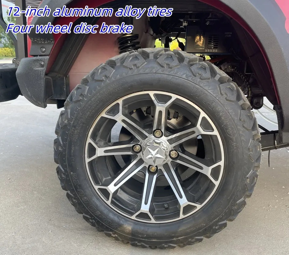 2025 Powerful 4 Wheel Club Car 5000W Motor Golf Buggy Cart Rapid Delivery Electric Car Street Legal