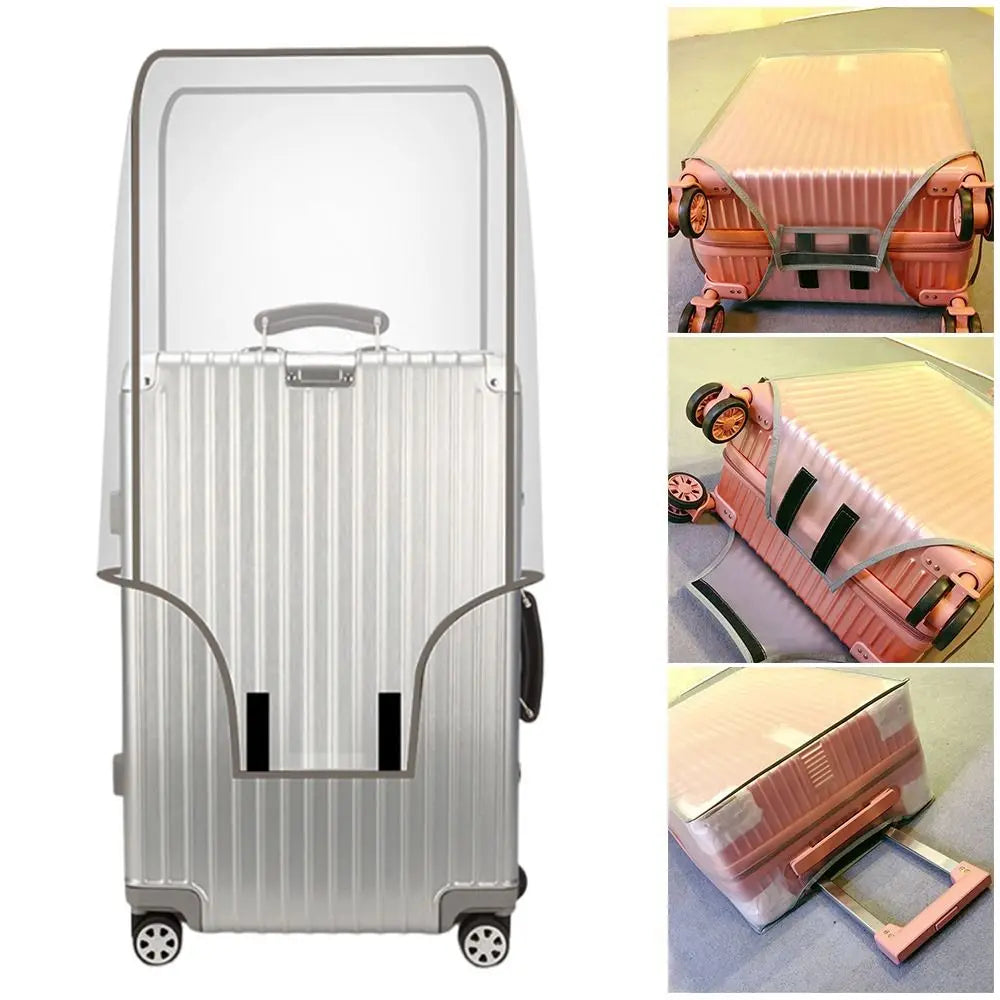 Transparent Travel Luggage Cover Waterproof Luggage Protector for 16-30 Inch Suitcase Case