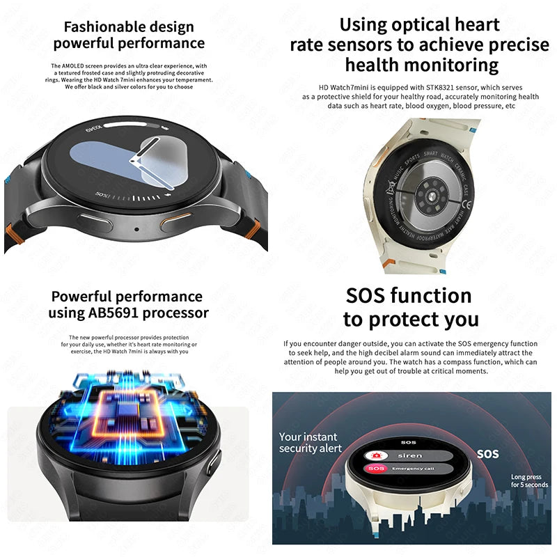 Original For Samsung Galaxy Watch 7 mini Smart Watch Men Women l