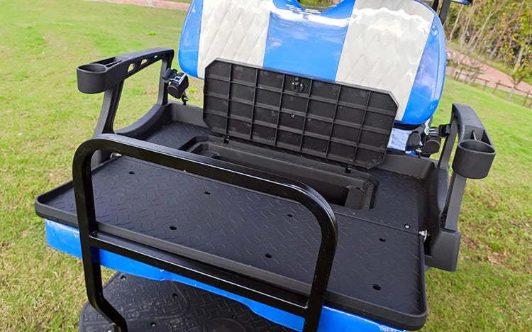 Wholesale China Color Logo Custom Club 4 Seats Car Electric and Gasoline Golf Carts Electric Powered Red 2+2 Seats for Sale