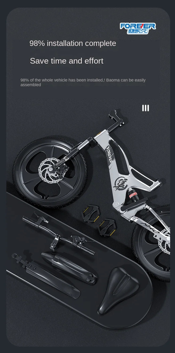 Fixed Gear Fatbike Bicicleta Mtb 29 Gravelbike Velo Route Bicycle Mainland China Mountain Bike Magnesium Alloy Magnesium Alloy