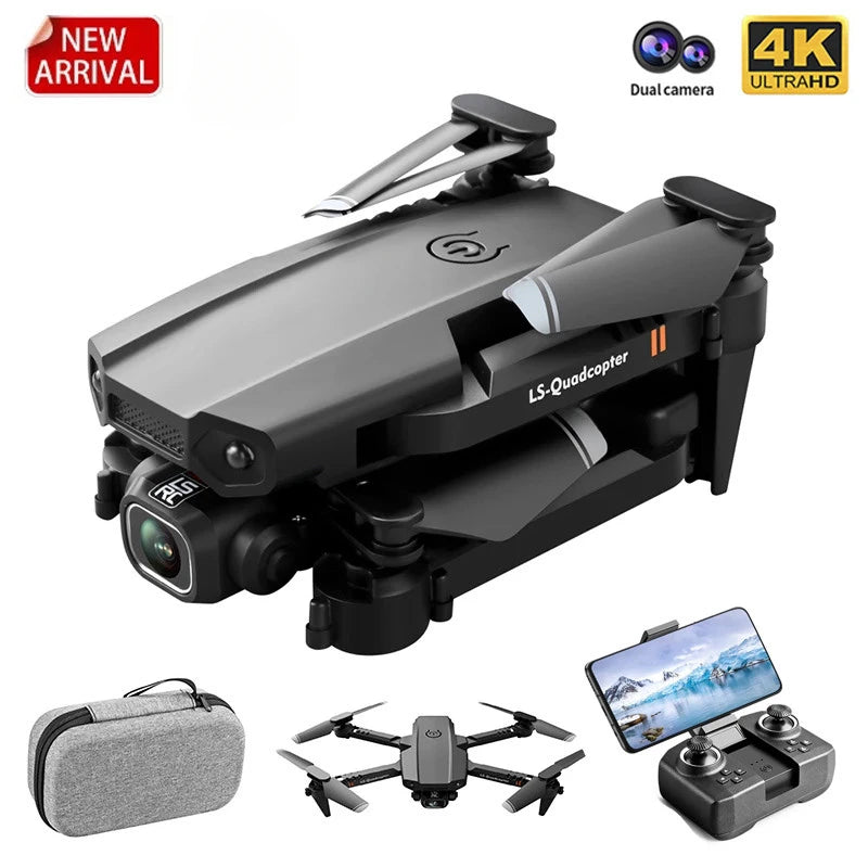 2024 New XT6 Mini Drone 4K 1080P HD Camera WiFi Fpv Air Pressure Altitude Hold Foldable Quadcopter