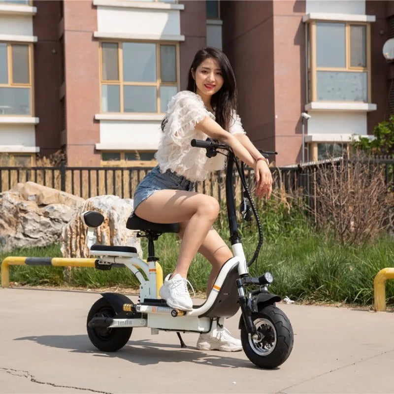 Two-wheeled electric vehicle 400W48V20AH lithium battery double electric bicycle portable urban mobility electric scooter