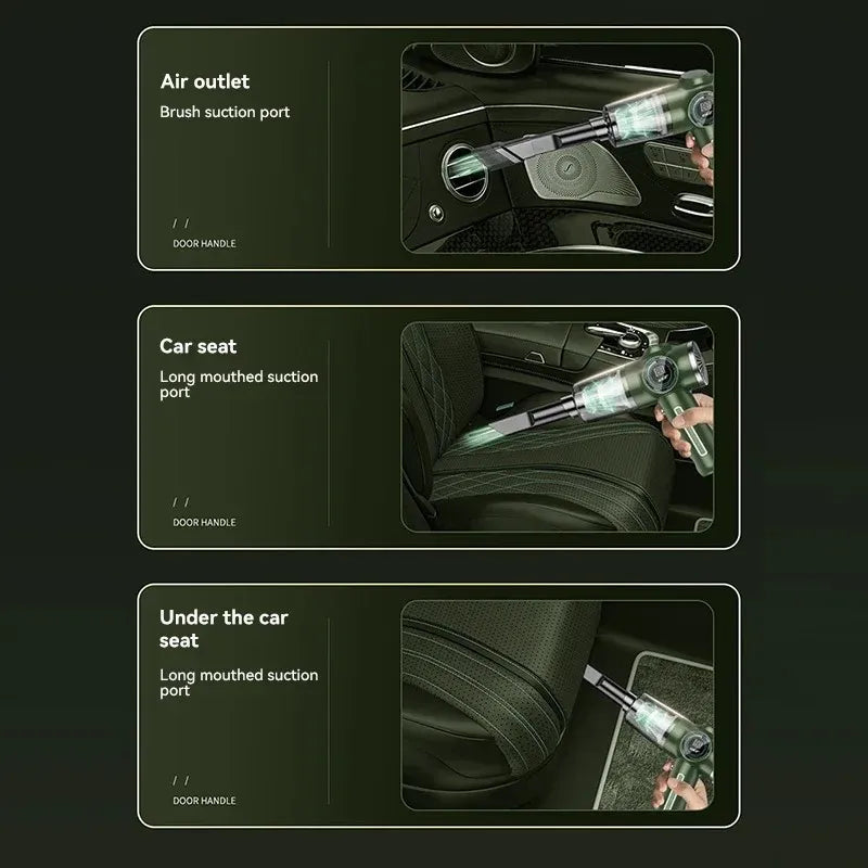 Xiaomi Mijia 9800000PA 5in1 Wireless Automobile Vacuum Cleaner Portable Vacuum Handheld Electric appliance Cleaner For Car home