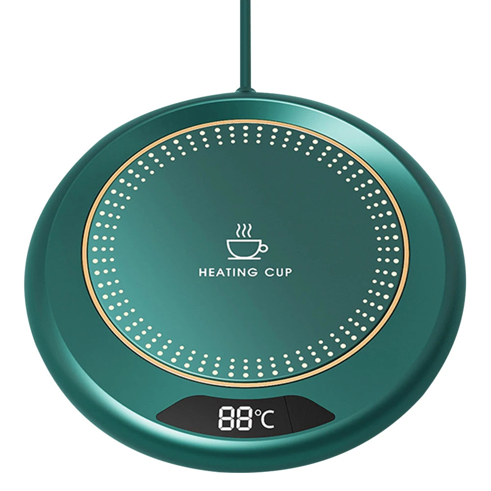 Coffee Mug Warmer Auto Shut Off Electric USB Plug Heating Plate Thermostat Coaster
