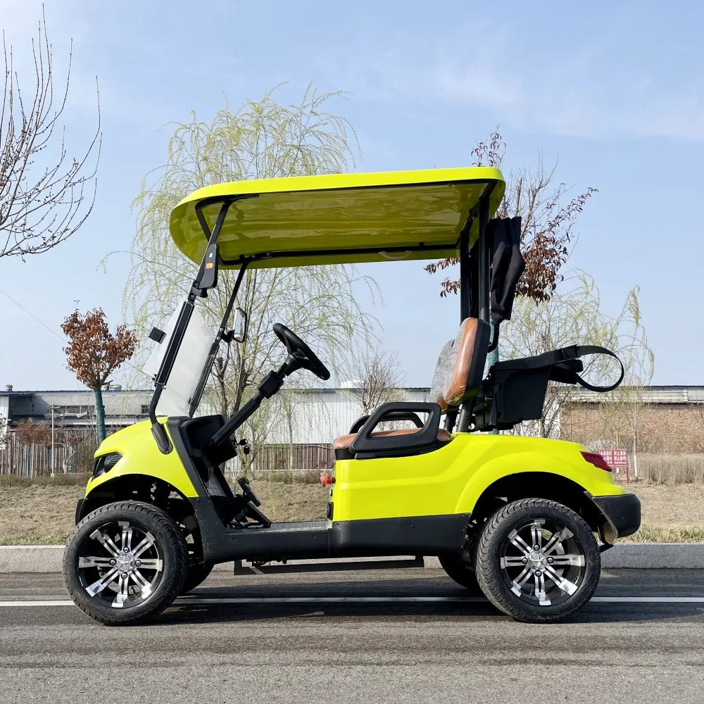 Latest Trends Golf Carts 48V 4KW Motor 2 4 Seater Golf Buggy Cart Electric with Golf Bag Straps and Basket