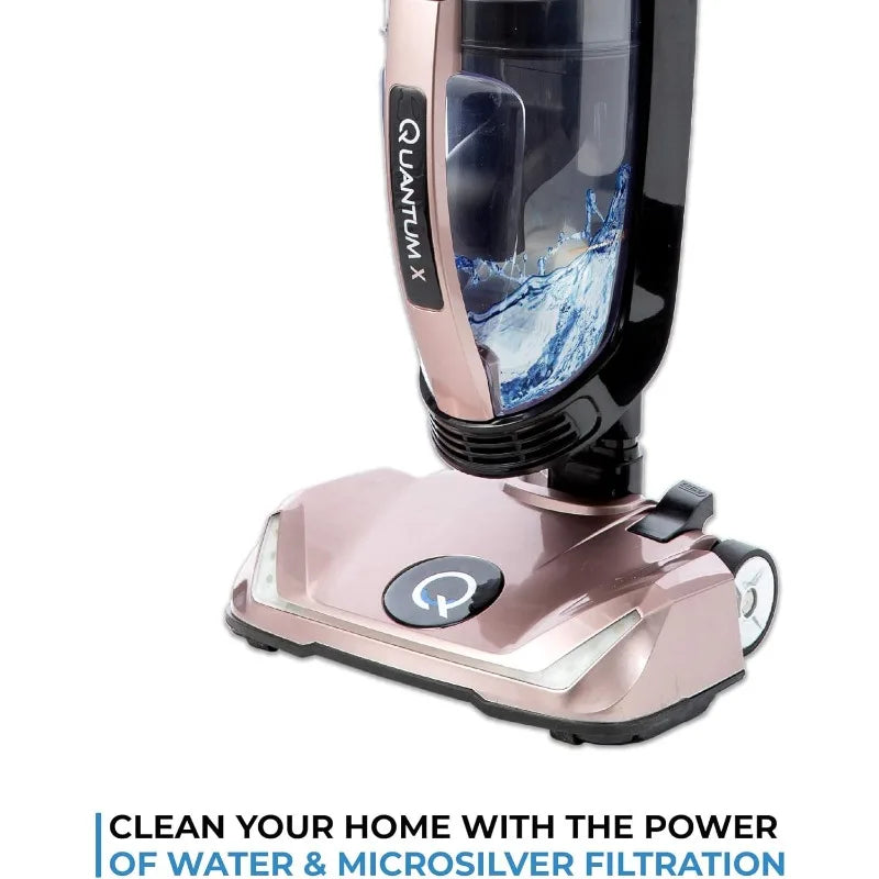 Quantum X Upright Water Filter Vacuum — The Best Bagless Household with Water & Micro Silver Filtration