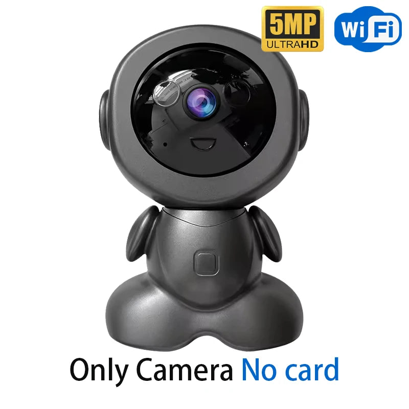 5MP Wireless WiFi Indoor Surveillance Camera Night Vision PTZ Two-way Voice Security Protection