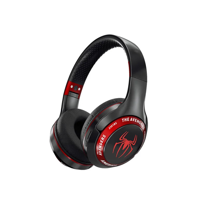 Marvel Spider Man Bluetooth Eagles Over ear Foldable Computer Wireless Headphones Noise Cancellation HIFI