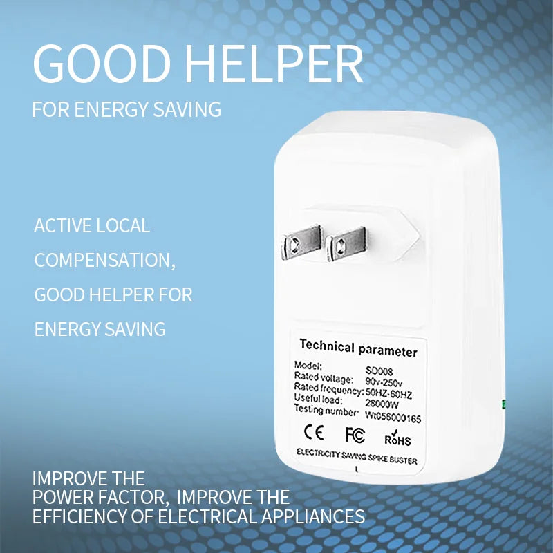 Pro Power Save Electricity Energy Saver 90V-250V Home Office Electricity Saving Box US/EU/UK Plug Stable Voltage
