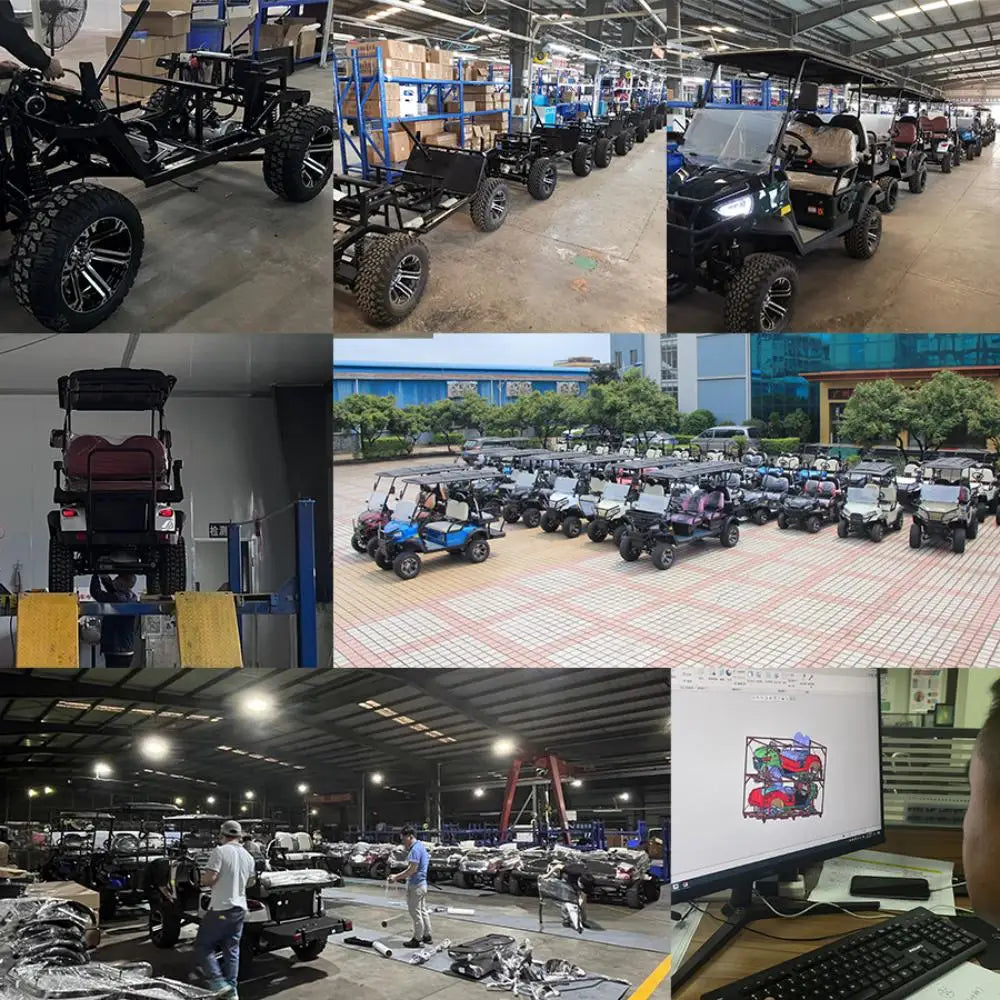 Wholesale China Color Logo Custom Club 4 Seats Car Electric and Gasoline Golf Carts Electric Powered Red 2+2 Seats for Sale