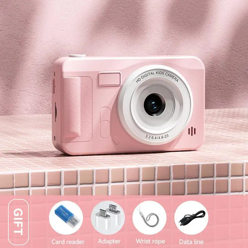 40MP 1080P Camera with Lanyard 8X Zoom Anti Shake 4K HD Auto Focus