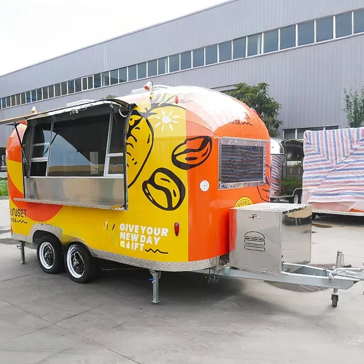 Wholesale Price Cater Mobile Food Trucks for Sale Concession Used Food Truck Trailer Hot Dog Cart Mobile Event Trailer