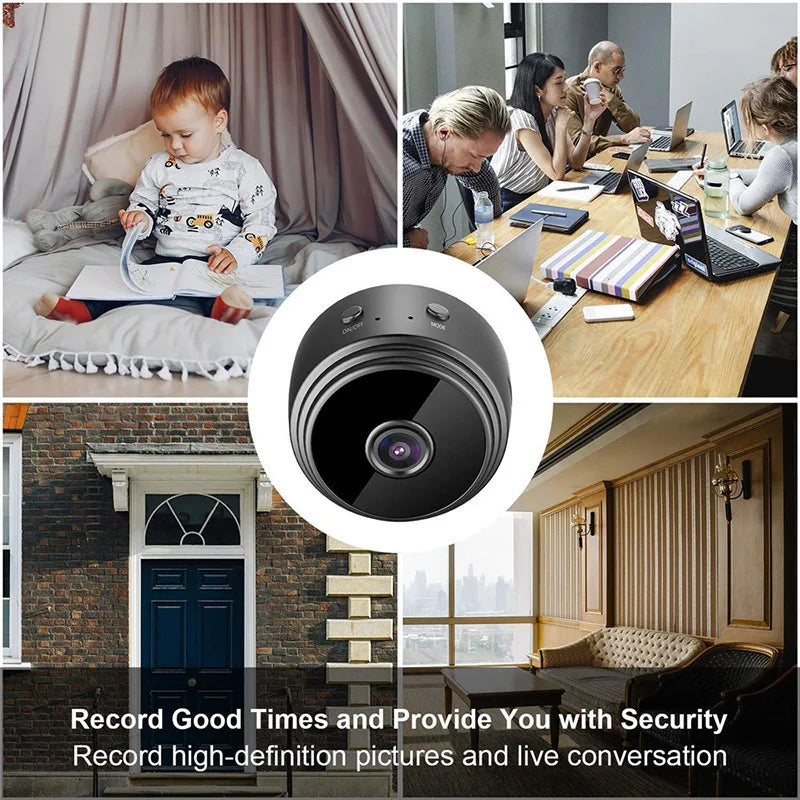 Camera Mobile 1080P HD Wifi Surveillance Cameras Sensor Camcorder Web Video