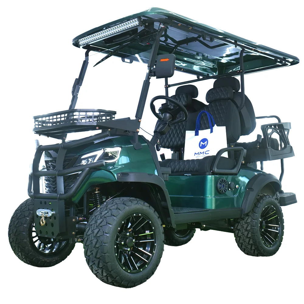 Street Legal Touring 60V 72V Lithium Electric Golf Cart 4 Seats Go Kart ATV UTV Adult Scooter Classic Gasoline Golf Cart