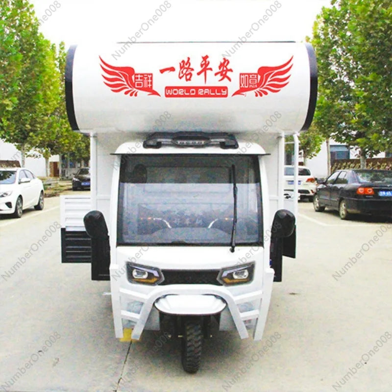 Electric Tricycle RV Camp RV Tour Modified Elderly RV Trailer Sojourn Self-driving Tour