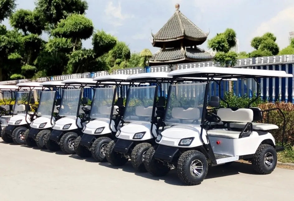 The Best Street Legal Choice 2 4 Passenger Classic Fuel Off-Road Golf Cart Battery Powered Big Wheel Golf Cart