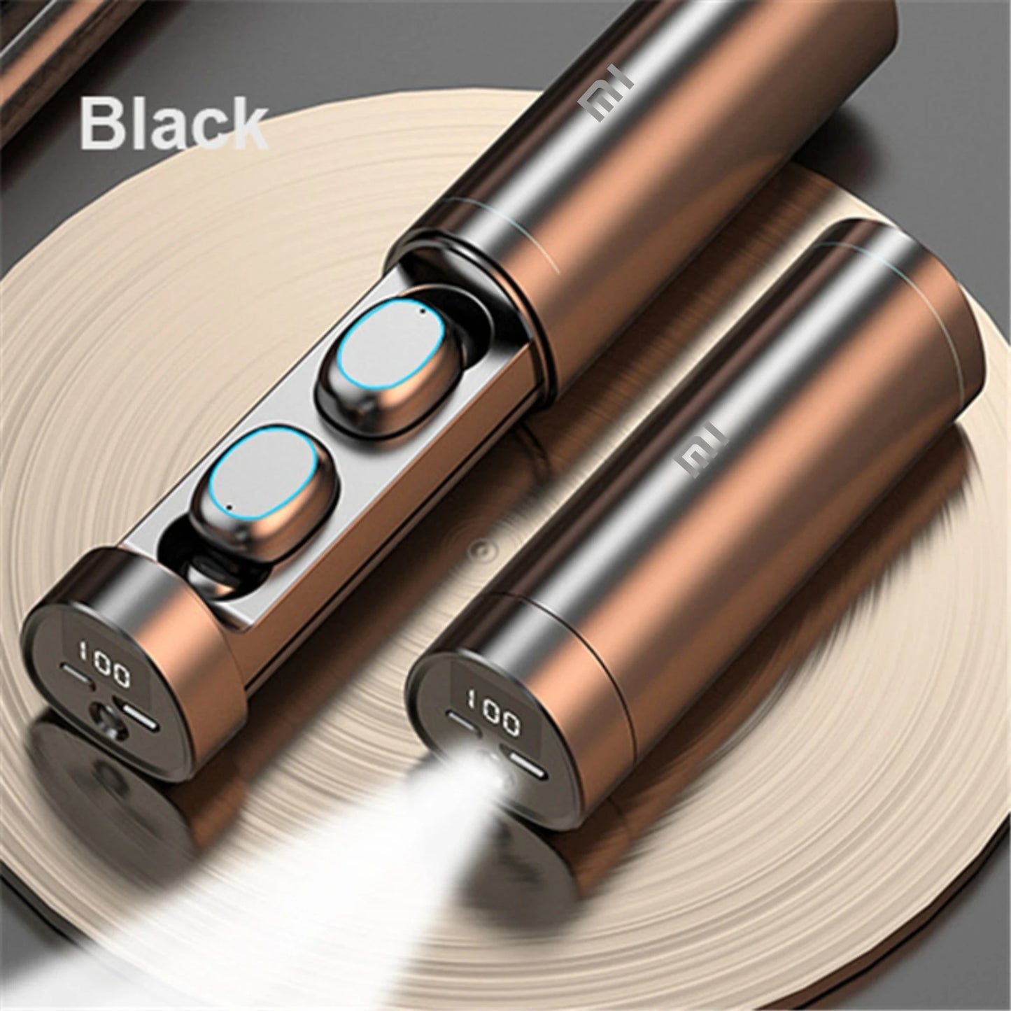 In Ear Earbuds TWS Bluetooth Headphones 8D Sound Gaming Waterproof LED Display With Mic