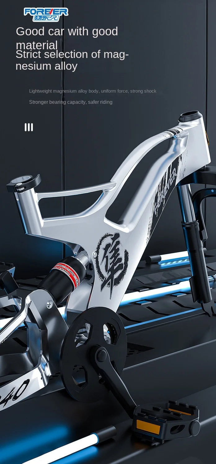 Fixed Gear Fatbike Bicicleta Mtb 29 Gravelbike Velo Route Bicycle Mainland China Mountain Bike Magnesium Alloy Magnesium Alloy