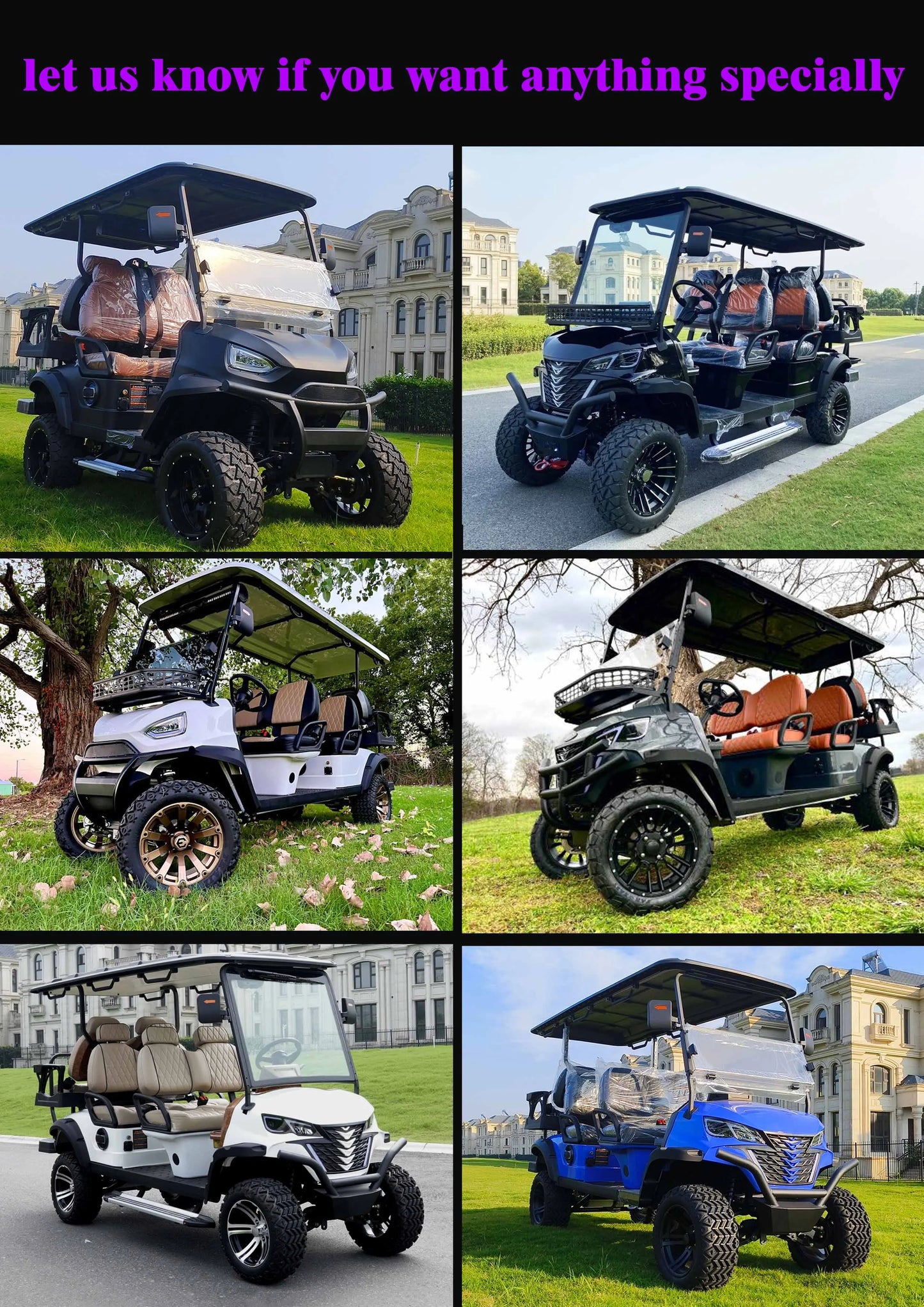 Newest Model Electric Road Buggy Golf Buggy Cart Electric Golf Cart 4 Seater Golf Cart With Lithium Battery Electric