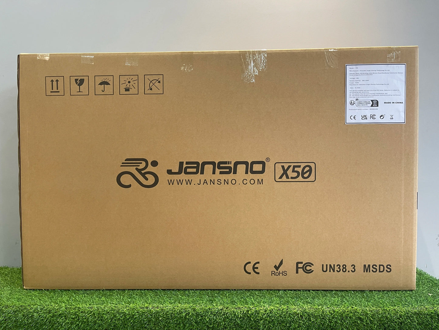 Adults Electric Bike JANSNO X50 750W 48V14AH Removable battery Accessori Fat Tire 20" Off Road Mountain Ebike Moped Style Ebike