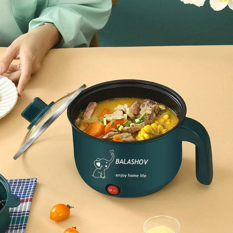 Non-stick Cooking 1-2 People Single/Double Hot Pot Multifunction Electric Cooker