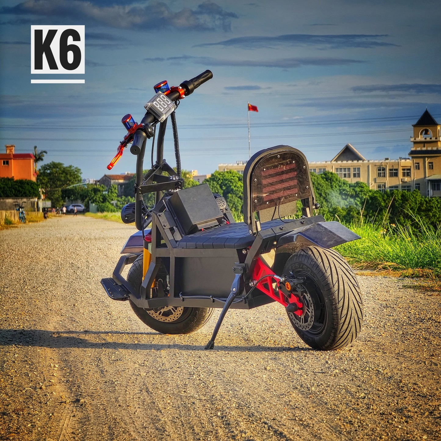 BEGODE Extreme Bull K6 Electric Motorcycle 13 Inch Tire 2900wh Electric Scooter 3500W*2 Dual Motor Speed 115KM/H Voltage 134V