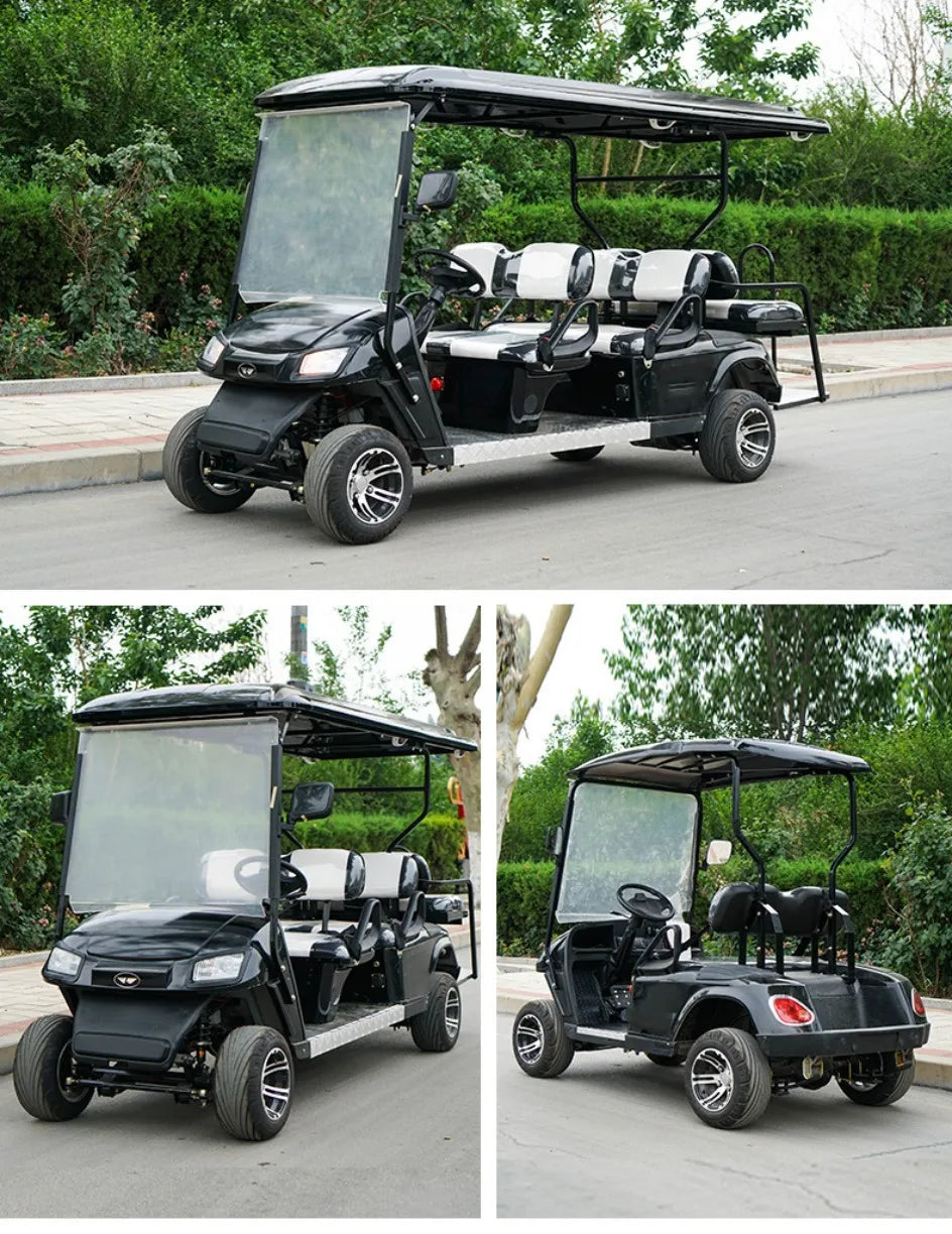 The Best Street Legal Choice 2 4 Passenger Classic Fuel Off-Road Golf Cart Battery Powered Big Wheel Golf Cart
