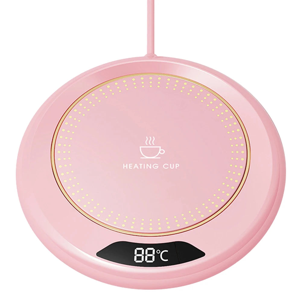 Coffee Mug Warmer Auto Shut Off Electric USB Plug Heating Plate Thermostat Coaster