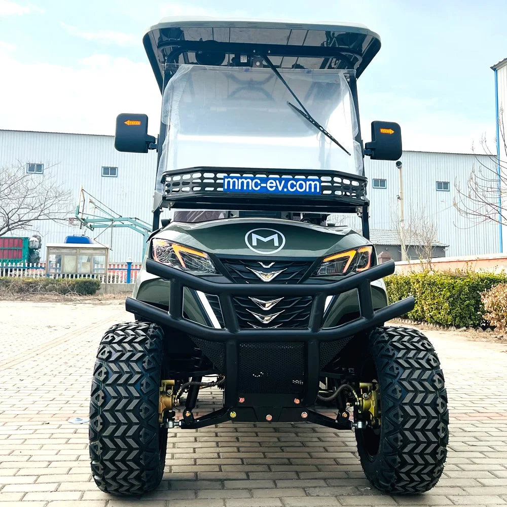 72v Electric Golf Cart 4+2 6 Seater 7.5kw Lithium Golf Off Road Buggy Garden Villa Hunting Golf Cart