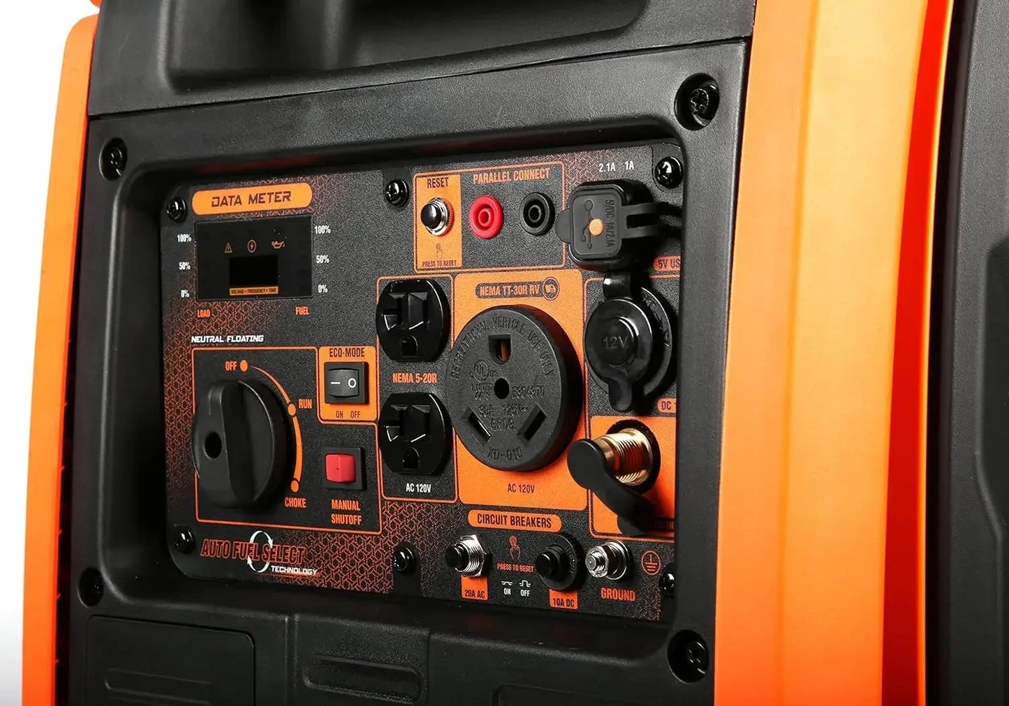 DF450i Super Quiet 4500-Watt Dual RV-Ready Portable Inverter Generator