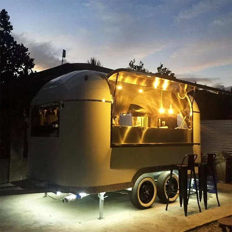 Wholesale Price Cater Mobile Food Trucks for Sale Concession Used Food Truck Trailer Hot Dog Cart Mobile Event Trailer